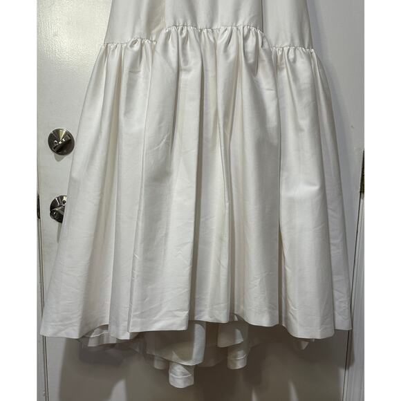 Alice + Olivia Diana Sleeveless Structured Midi Dress Off White 14 NWT Wedding - Picture 8 of 16